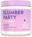 Love Sweat Fitness Sleep Boost Powder 124; Slumber Party Chocolate 124; Improve Slept, Supports Muscle Recovery 124; Vegan, Gluten Free, Non-GMO 124; 28 Servings