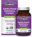 Flora - SambuGuard Elderberry Crystals, Menyediakan Antioksidan & Imune Dukungan, Kebal Kebal, Detox Tubuh, Energi Boost, 1.7-OZ. Bubuk