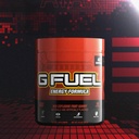 G Fuel 2600 + ™ Energy Chowder, Pre Workout Caffeine Mix for Gaming, Sugar Free Focus Amino, Vitamin + Antioksidants, 9.9oz (Red Explocive Fruit Gummy, 40 Servings)