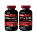 Boost Nitric Oxide - Nitric Oxide 2400mg Pulse Pump, Extreme Power - Nitric Oxide Suplemen, suplemen Pompa Otot untuk Pria dan Wanita, Pil Kerja Untuk Pria, Pertumbuhan Otot - 2 Bot 120 Capsules