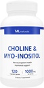 Choline & Myo- Inositol 120 Kapsul Vegetable, NSF- Sertifikasi & cGMP- Compliant