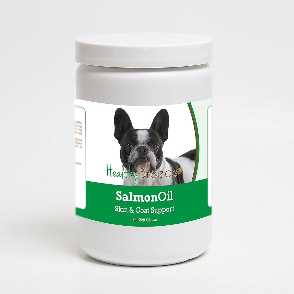 Sehat Breeds French Bulldog Salmon Oil Soft Chews 120 Count