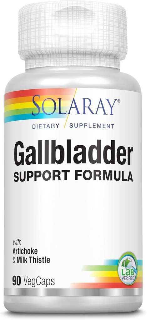 Solaray kandung empedu Dukungan Formula - 90 Capsules