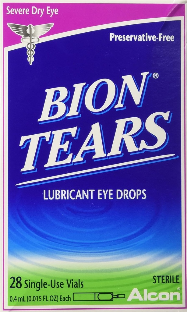 Alcon Bion Tears Single- Gunakan Vials, Cacah 28