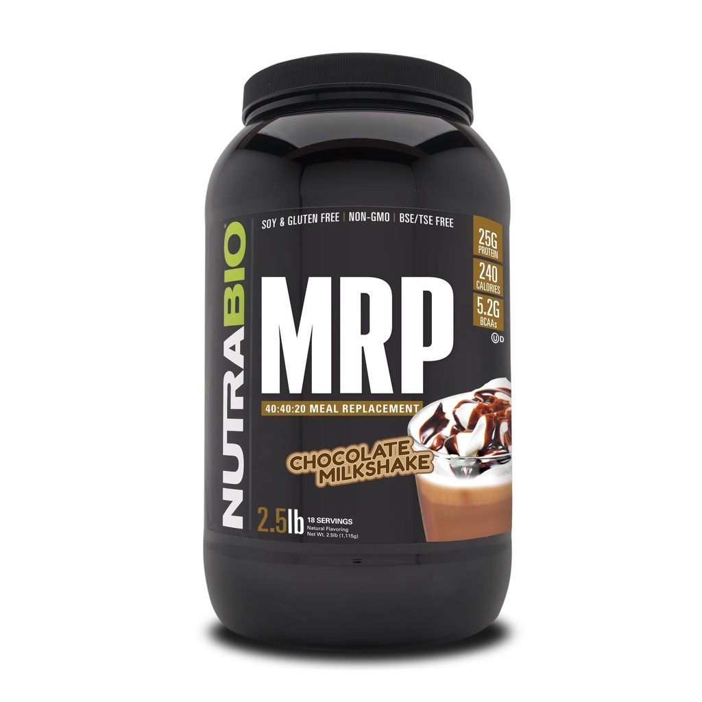 NuttraBio MRP - Complete Meal Replacement Protein Powder, 2.5lbs