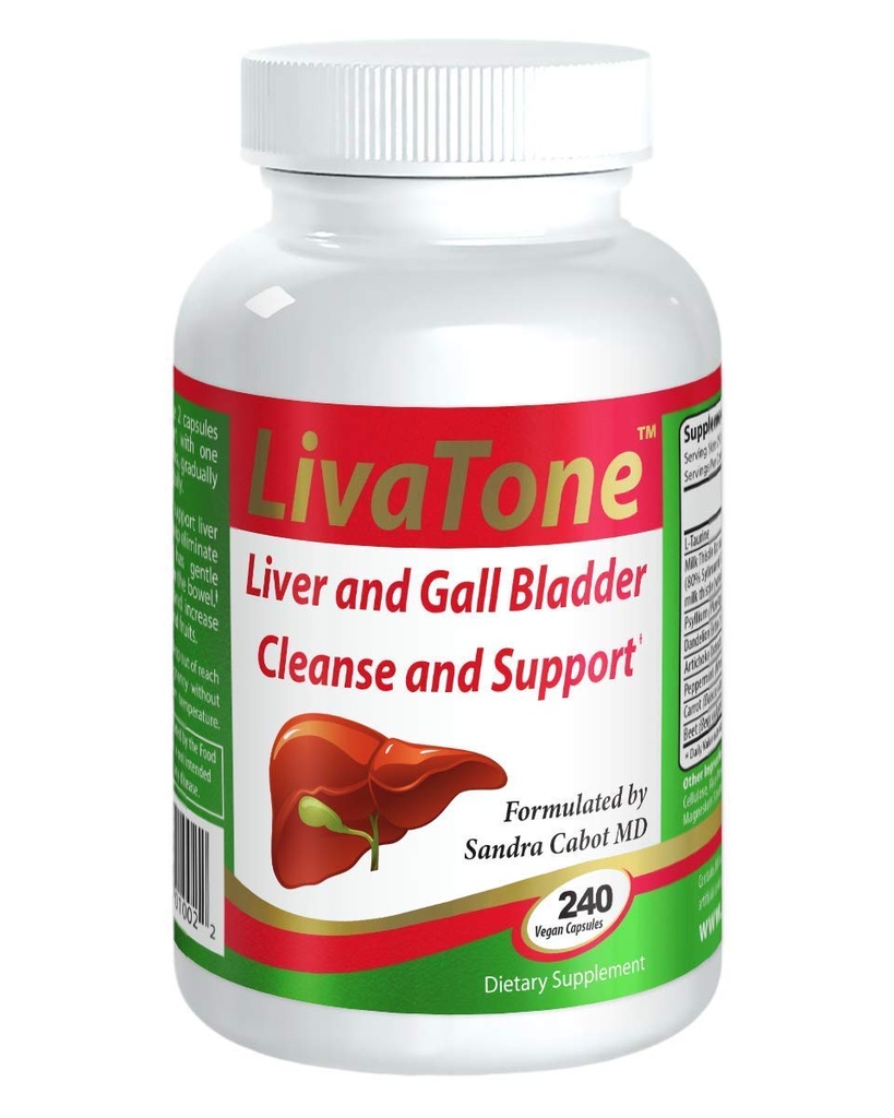 Cleanse Liver dan kandung empedu - Dr. Formulated Liver Cleanse dan Pil Detox, Milk Thistle & Antioksidants (240 Kapsul)