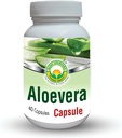 BASIC AYURVEDA Aloe Vera Capsules - 460 MG = 124; Dukung Kesehatan Gut, Kesehatan Digetical & Imune Kesehatan & Ammune; Supplemen Serba Natural 124; Membantu Mempertahankan Acidity Atlech, Allain Gratis 124; 40 Capsules