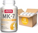 JARD Formulas MK-7 90mcg- Bentuk Bioactive VIT K2-120 Servings (Softgels) -for Bone & CV HALTH- VIT K2 MK-7 Dietary Supp MK-7- Gluten Free, 12 Pack