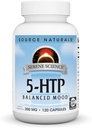 Sumber Ilmu Serene Science 5- HTP, Balanced Mood *, Tambahan Diet Non- GMO, 200 mg - 120 Capsules