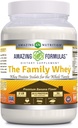 Amazing Formula The Family Whey Protein (Isolasi) Powder untuk Seluruh Keluarga - 2 pon - Paling Lengkap & Pure Bentuk Protein - Gluten Bebas (Pisang)