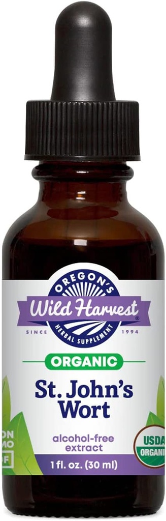 Oregon Wild Harvest Fresh Organic St. John 's Welt Extract, 1 Fluid Ounce