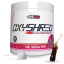 EHP Labs OxyShred Thermogenic Fat Burner - Pre-Workout Powder dengan L- Glutamine, Acetyl L- Carnitine, Metabolisme Booster, Weight Loss, Appetite Control, Energy Drink, Dr. Soda Pop, 60 Servings