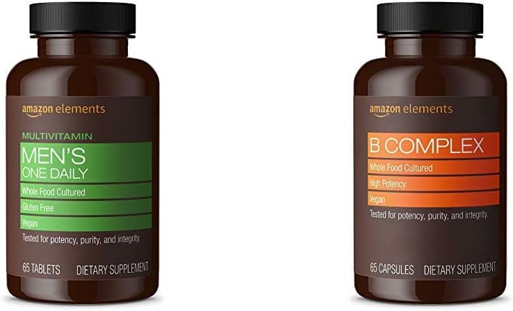 Elemen Satu Harian Multivitamin (65 Tablet) dan Peluncuran B Kompleks (65 Katup)
