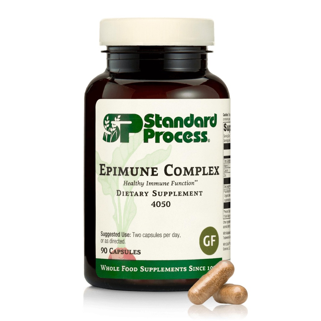 Kompleks Epimune Standar Proses - Vegan System Ammune - Respiratory & Imune Health Suplement with Maitake & Turkey Tail Mushroom - Vegan, Vegetarian & Gluten- Free - 90 Capsules
