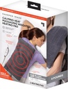Calming Massaging Panas Weighted Haating Pad oleh Sharper Image- Weighted Electric Heating Pad dengan Massaging Virations, 9 Settles- 3 Heat, 6 Massage- 18 Relaxing Kombinasi, 12 "x 24", 4 Ibs