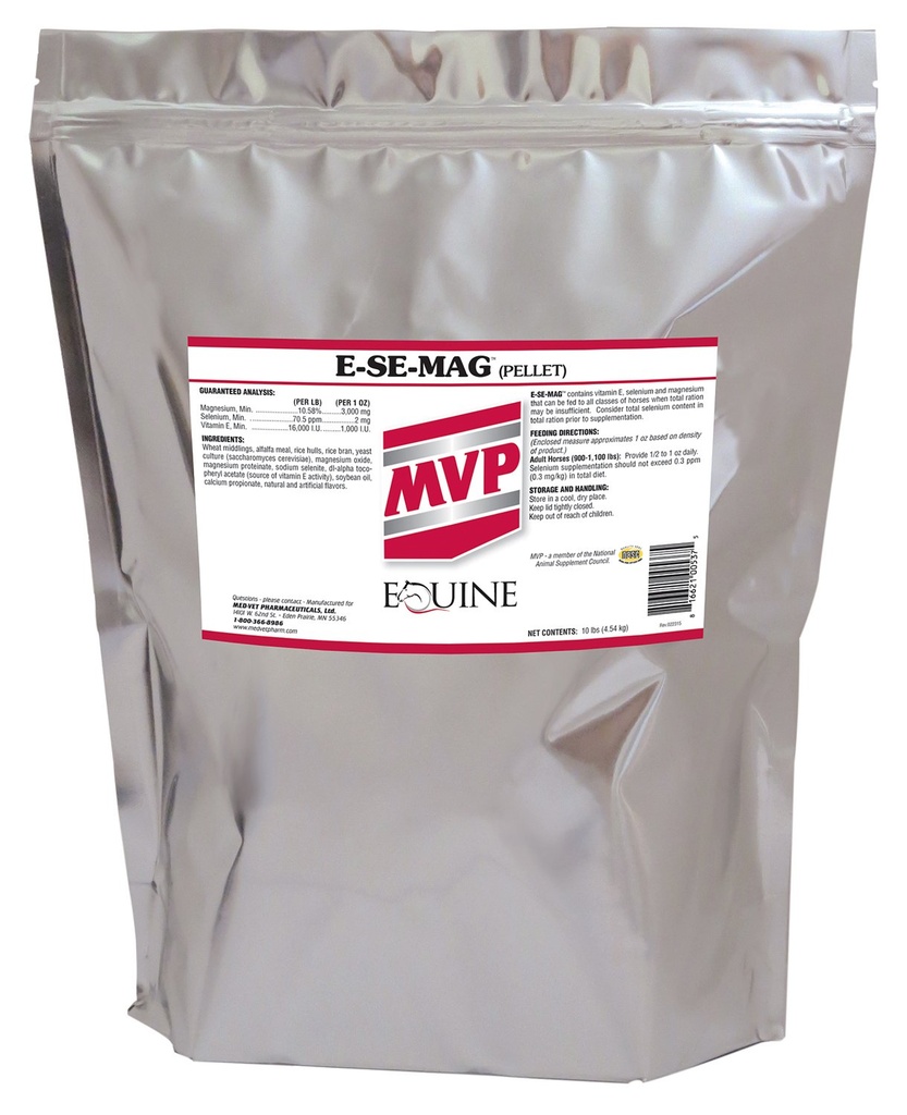 E-Se- Mag (10lb) untuk Fungsi Otot & Pemulihan Kuda