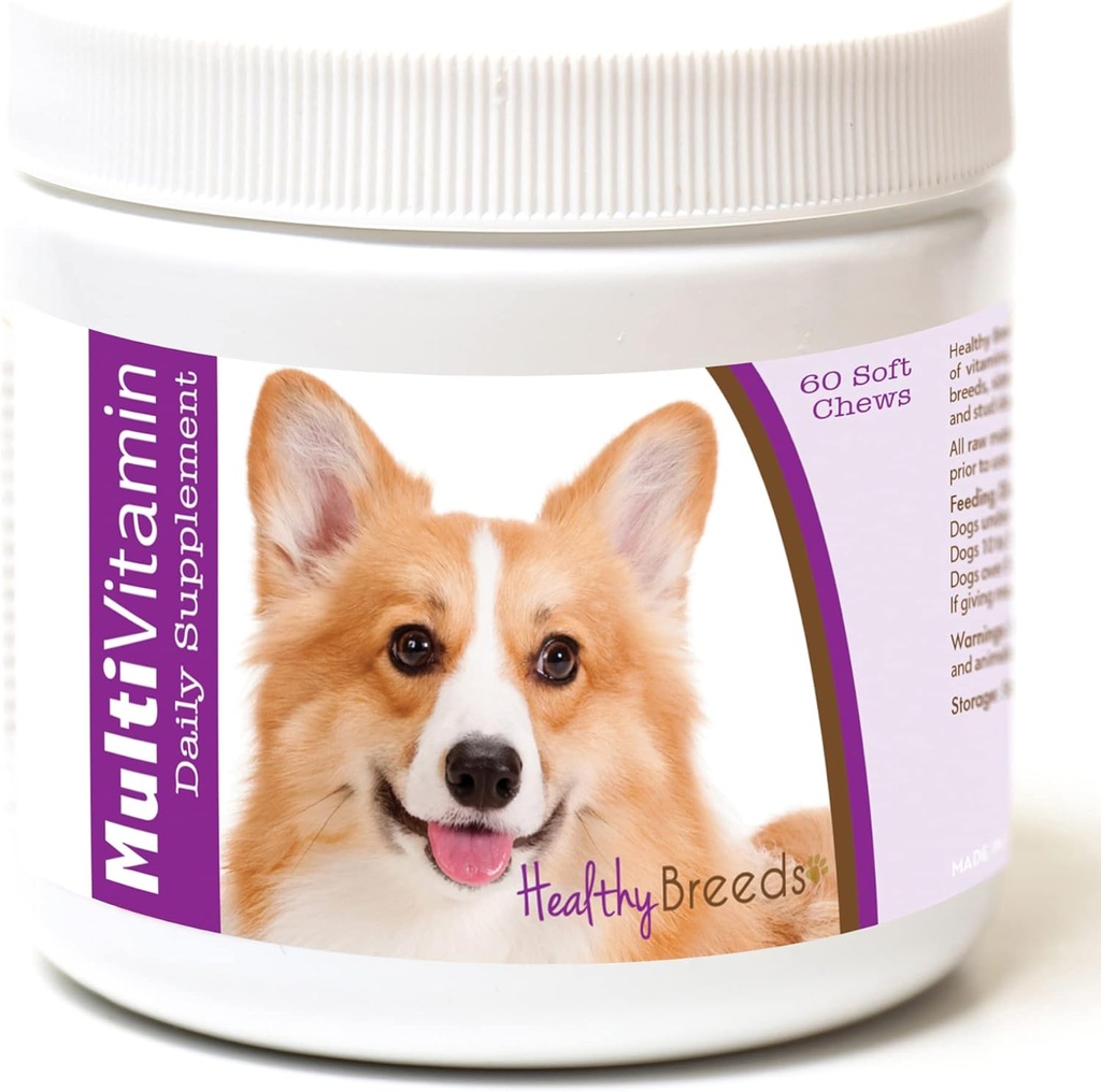 Sehat Breeds Pembroke Welsh Corgi Multi- Vitamin Soft Chews 60 Count