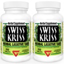 Swiss Kriss Herbal Laxative Tablet, Natural Laxatives for Constipation Relief, Senna Laxative, 250 tablet, (Paket 2)