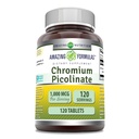 Amazing Formula Chromium Picolinate Suplemen 124; 1000 Mcg 124; 120 Tablet; Non-GMO 124; Gluten- Free 124; Dibuat di AS