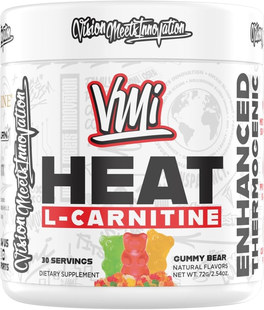 Pemberat panas L-Carnitine Enhanced Thermogenic 124; 1500 mg L- Carnitine 124; Maksimum Absorpsi Formula 124; Great Taste for Men & Women & Women & 4; 30 Serving (30 Serving, Gummy Bear)