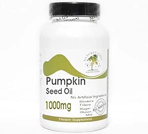 Pumpkin Seed Oil 100mg Emulsified Dry ~ 200 Capsules - No Addonitives ~ Naturection Suplemen