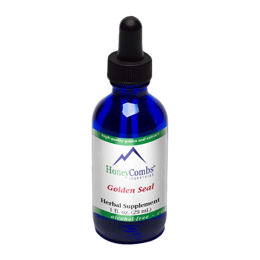 GoldenSeal Free Extract Liquid - Liquid Natural, Organically Sourced GoldenSeal Root Suplement for Ditraffic, Repiratory & Imune Dukungan - Cold Presed Goldenseal Drops, 1 Fl Oz