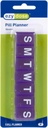 EZY DOSE Weekly (7- Day) Pill Organizer, Daily Vitamin Planner, Medicine Container, Case for Suplemen dan Minyak Ikan, Kompartemen Menengah, Warna dapat bervariasi, dibuat di Amerika Serikat