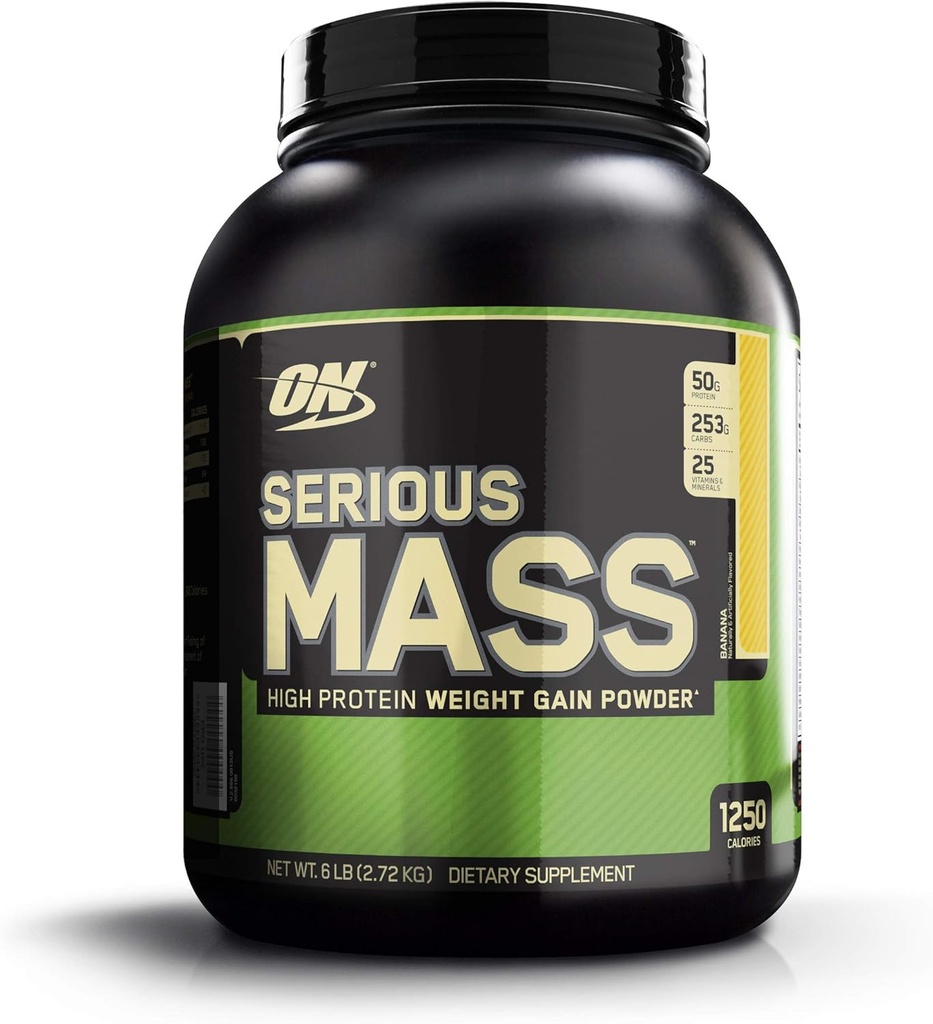Health & Beauty Optimum Nutrition Serius Mass ™, Banana, 6 lb (2.72 kg)