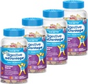 Anak-anak Digetical Advices Natural Fruit Flavors Probiotic Gummies untuk Anak-anak Occassional Bloating, Minor Abdominal Discomfort & Gut Health, 60 Count Gummies (4 Pack)