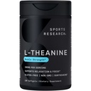Penelitian Olahraga L- Theanine 200 mg dengan Oil Coconut Organik 124; Suplemen Suntheanine untuk Fokus, Relaxation & Allency 124; Kekuatan Ganda Dua, Non-GMO & Gluten Bebas