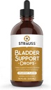 Dukungan Strauss Bladder Menjatuhkan Suplemen Alam untuk Dukungan Sistem Urin, Gluten- Bebas, Soy- Bebas, dan Non- GMO, 7.6 lflo oz.