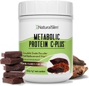 Metabolic C-Plus - Meal Pengganti Powder Dibentuk dengan Vitamin C, Zinc & Acid - Chocolate Protein Powder 1.1 lb.