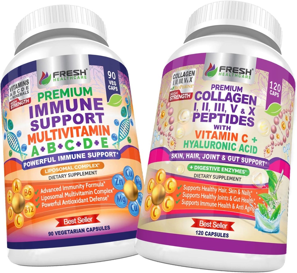 FRESH HEALTHCARE Imune Multivitamin dan Collagen Peptides - Bundle