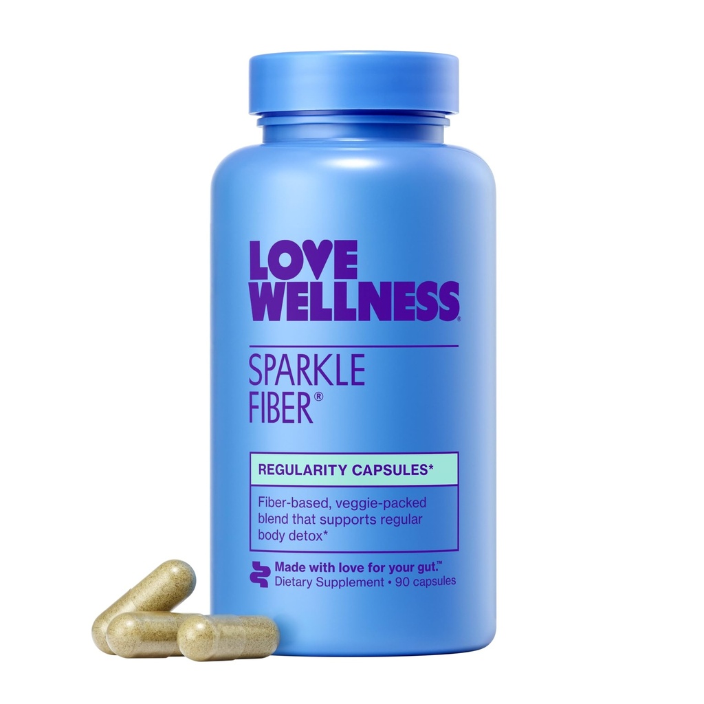 Cinta Wellness Sparkle Fiber 124; Fiber Suplemen dengan Enzymes Digetical 124; Greens Superfood pooder & Psyllium Husk Powder 124; Promotes Gut Health for Women 124; Regularity & Bloating Relief & Bloting 124; 90 Count