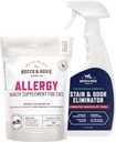 Rocco & Roxie Cat Allergy Suplemen & Stain & Odor Eliminator Bundle