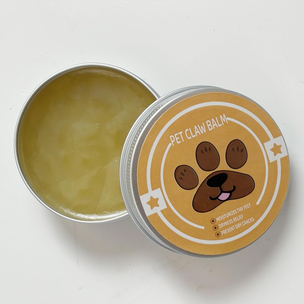 Revitalisasi Natural Paw Balm Dog - Dog & Cat Paw Pad Protector, Naffrious & Repair from Dryness, Malage / 1 Pack, 1.76 oz
