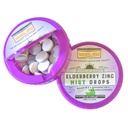 Vocal Eze Elderberry Mint dengan Vitamin C dan Zinc (40) 124; Lozenges untuk Relieve Sore, Hoarss, Fatigue, Dryness of Throat 124; Dukungan Suara, Sugar Free