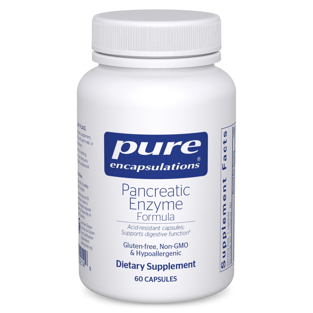 Insulasi Pankreas Enzyme Formula-Digeptical Enzymes for Ditraffic - Strengthens Gut Health * - Targeted Delivery Capsules - Gluten Free & Non-GMO - 60 Capsules