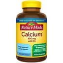 Alam Membuat Kalsium 600 mg dengan Vitamin D3, Tambahan Dieter untuk Dukungan Tulang, 100 Softgels