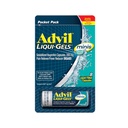 Advil Liqui- Gels minis Pain Reliever and Fever Reducer, Suin Medicine for Adults with Ibuprofen 200mg for Pain Relief - 8 Liquid Filled Kapsul