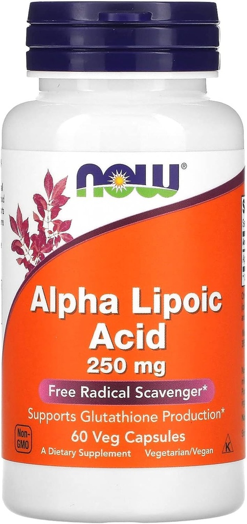Sekarang Makanan Alpha Lipoic Acid 250mg, 60 CT