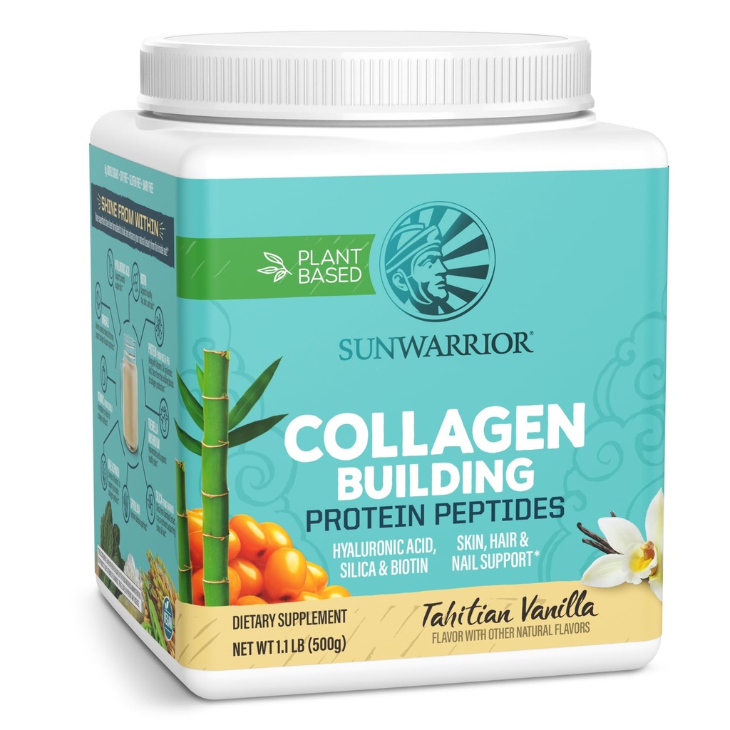 Pembangkit Powder Vegan Collagen Powder berbasis 124. Acid Biotin Soy Free Dairy Free Gluten Free NON- GMO 124; Vanilla 20 Servings: 124; Collagen Building Peptides by Sunwarder