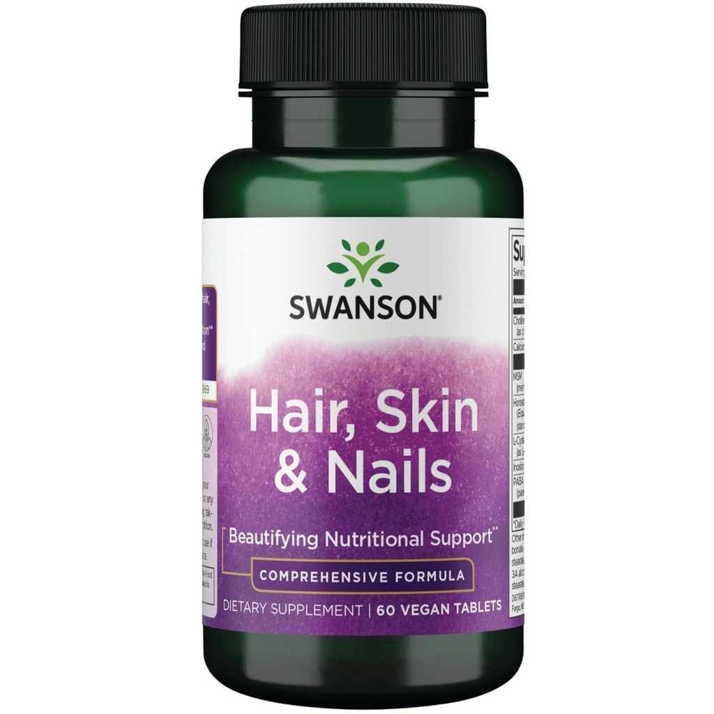 Swanson Rambut Skin dan Nails 60 Tab