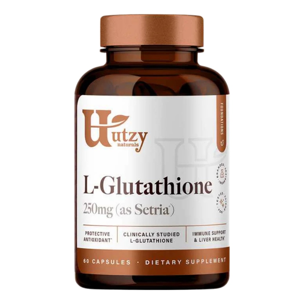 Utzy Commithial L- Glutathione = 124; Ammune Health & Antioksidant Dukung dua belas tahun; Setria L. 250mg Reduced Form Glutathione Glutathione 124;