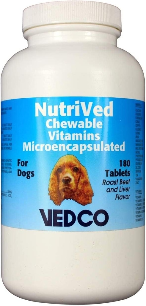 Vedco NutriVed Chewable Vitamin for Dogs 180 Tablet