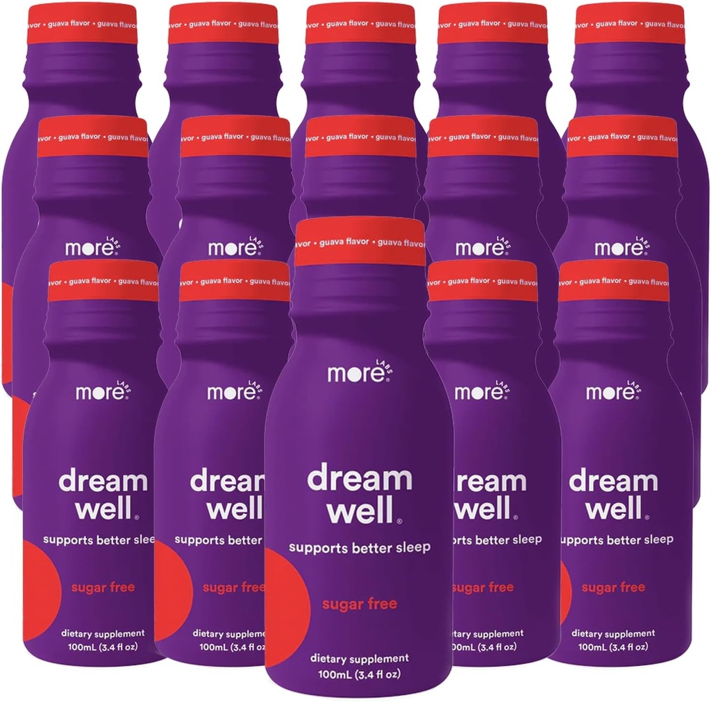 Lebih lanjut Labs Dream Well Holistic Sleep Shot Minum 15 Pack 124; Non- Habit Membentuk 124; Lemon Balm, Melycalin dan Glycine 124; Tidur Dukungan Solusi
