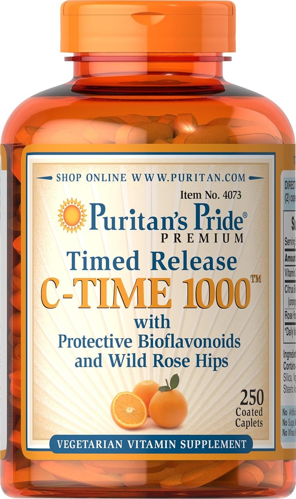 Puritan 's Pride Vitamin C, 250 Count
