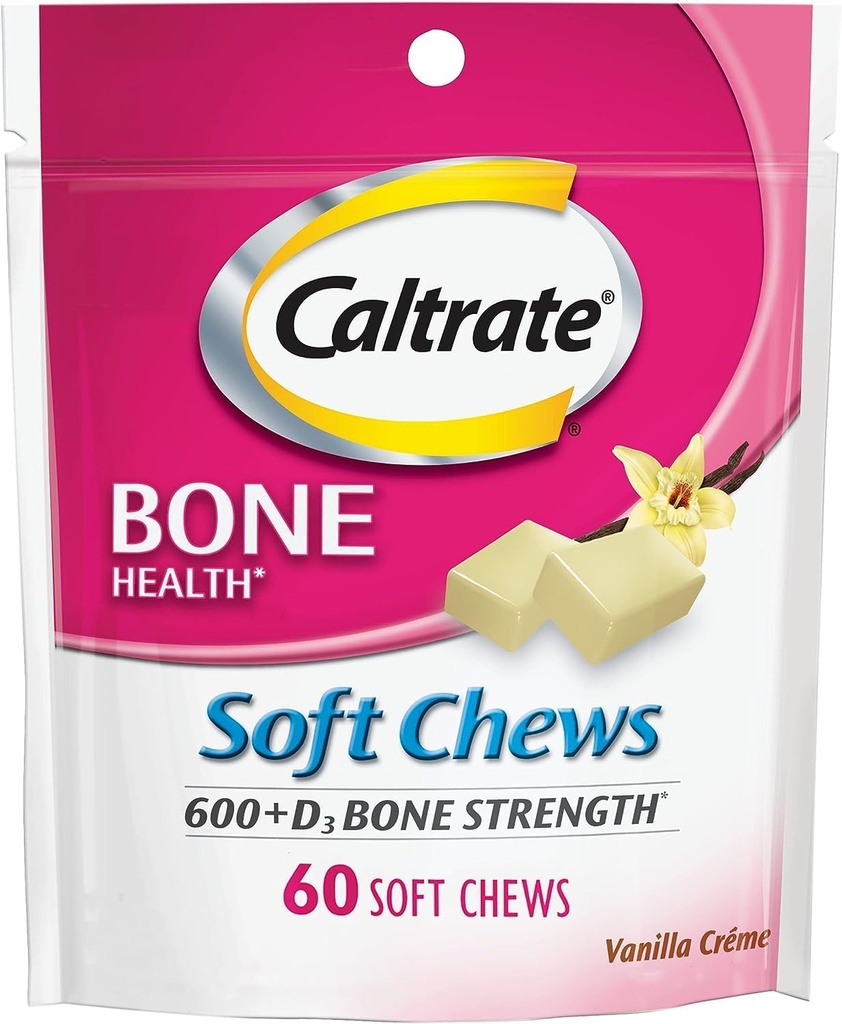 Calcium Calcium & Vitamin D Soft Chews Vanilla Creme 60 Masing-masing (Paket 2)