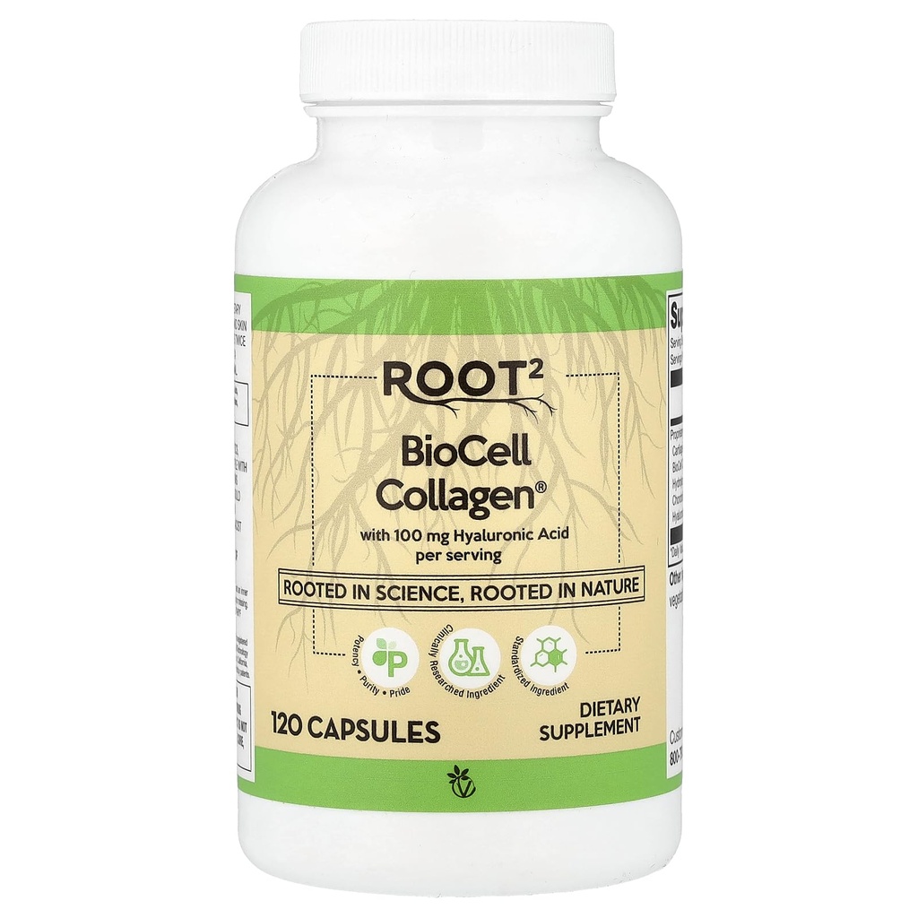 Vitacost Hyaluronic Acid dengan BioCell Collagen II - 100 mg per Serving - 120 Capsules