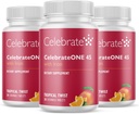 Merayakan Vitamin Merayakan Satu 45 Chewables, 45mg Besi - Setelah Daily Bariatric Multivitamin, Esceviamins & Mineral - Gastric Bypass & Sleeve Gastrectomy Supplemen - Tropical (90 Tablets)